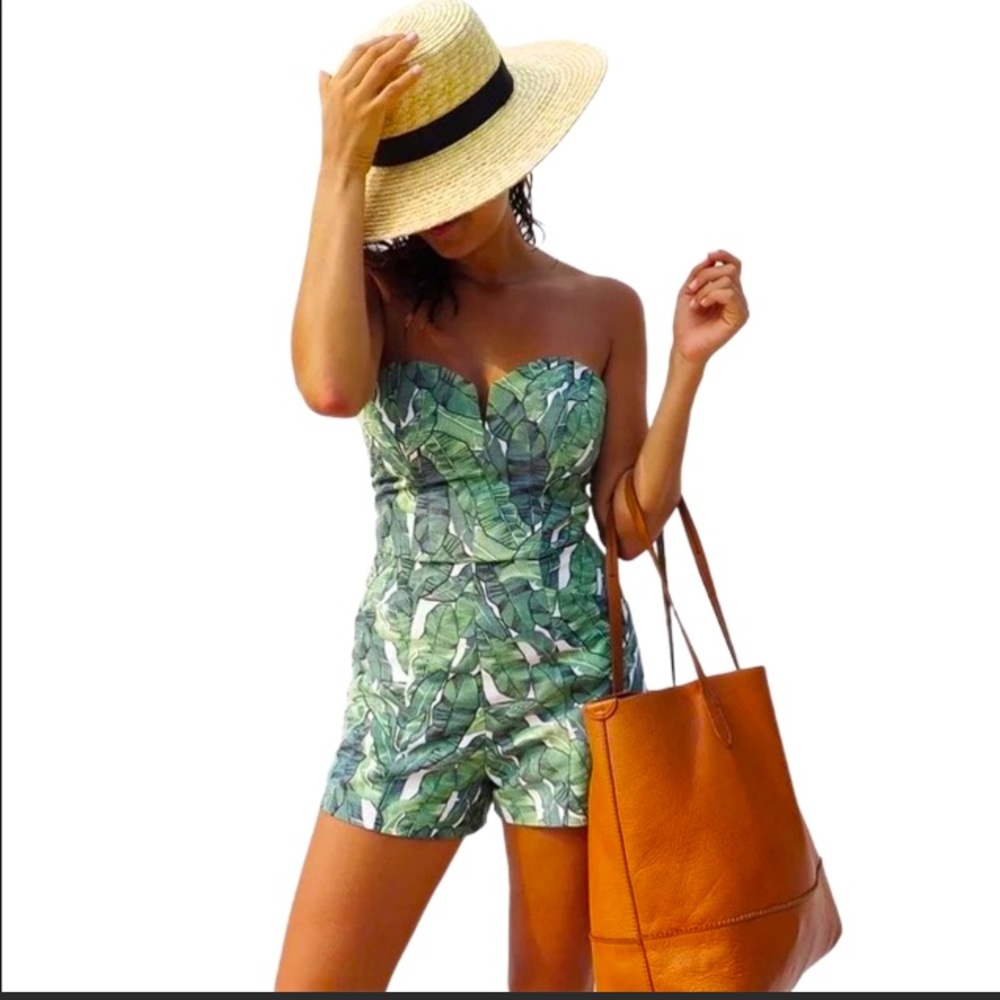 H&M Conscience Leaf Romper